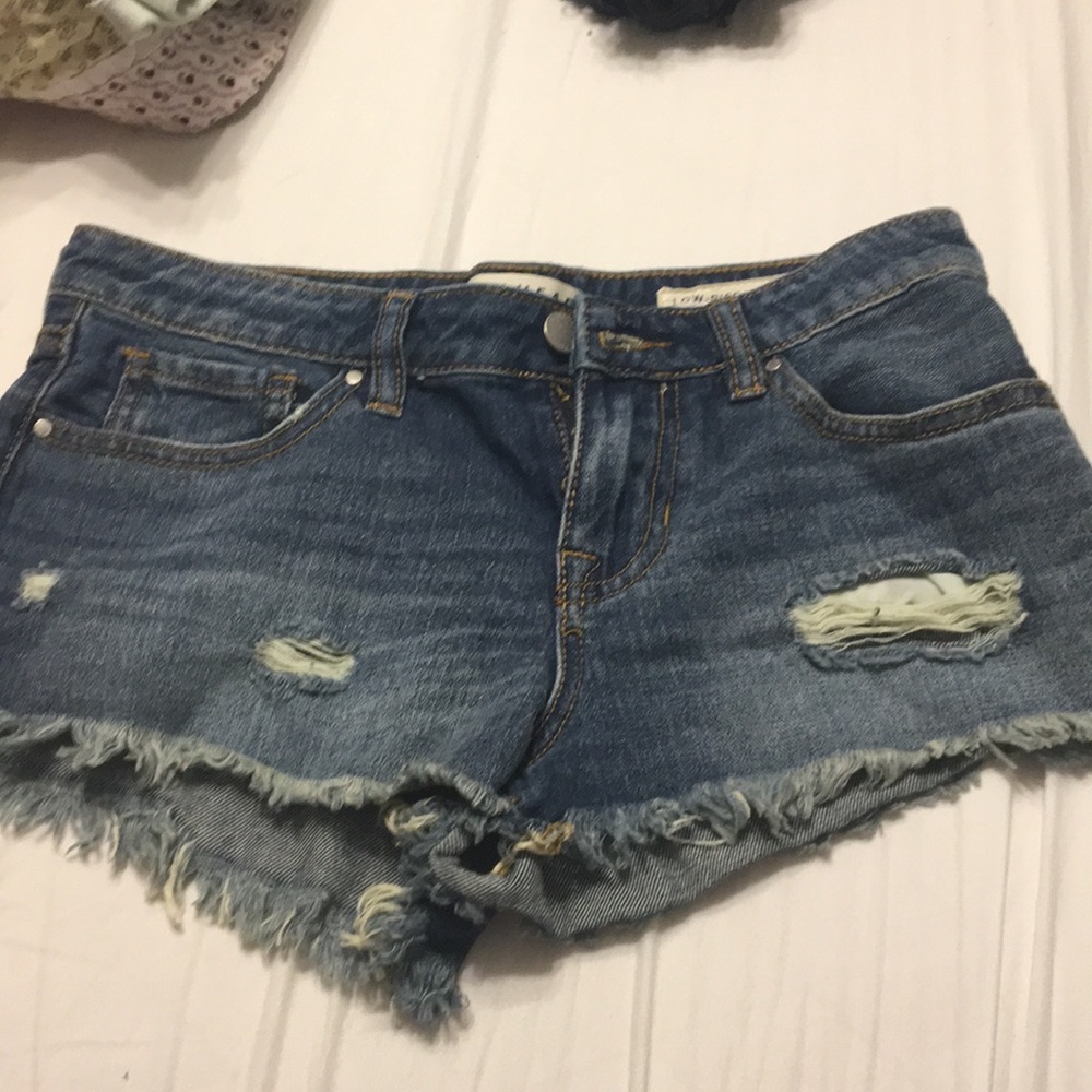 Pacsun distressed Short shorts